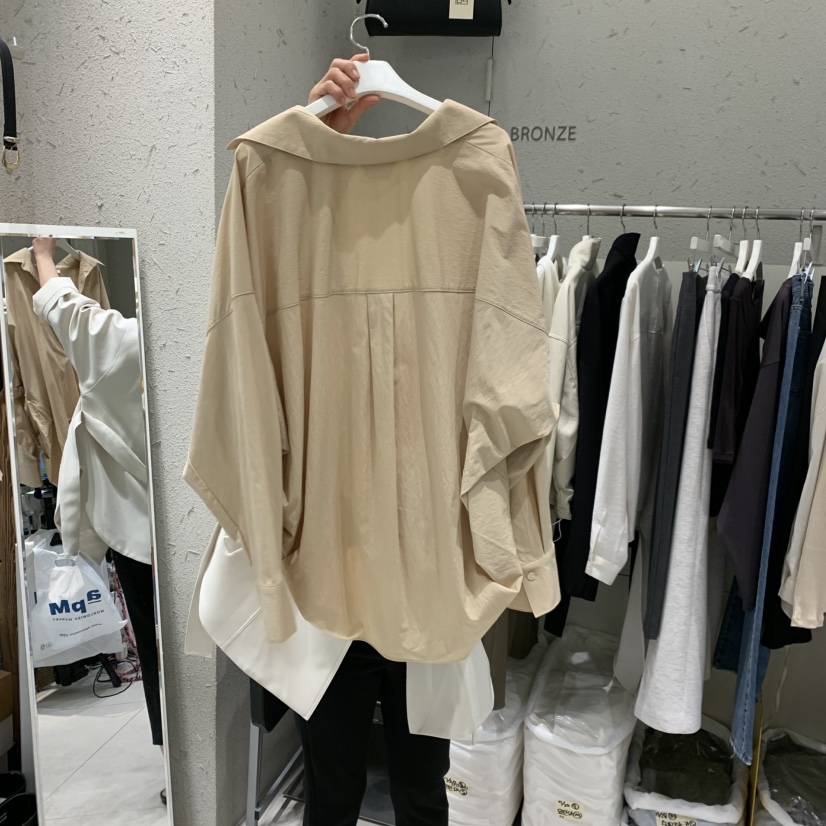 BRONZE東大門實拍女士新款時尚熱賣真品推薦休閑襯衫蕾絲衫BRONZE襯衫/蕾絲衫
