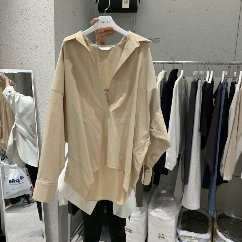 BRONZE東大門實拍女士新款時尚熱賣真品推薦休閑襯衫蕾絲衫BRONZE襯衫/蕾絲衫圖色2