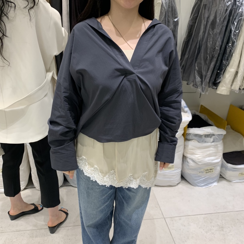 BRONZE東大門實拍女士新款時尚熱賣真品推薦休閑襯衫蕾絲衫BRONZE襯衫/蕾絲衫圖色3