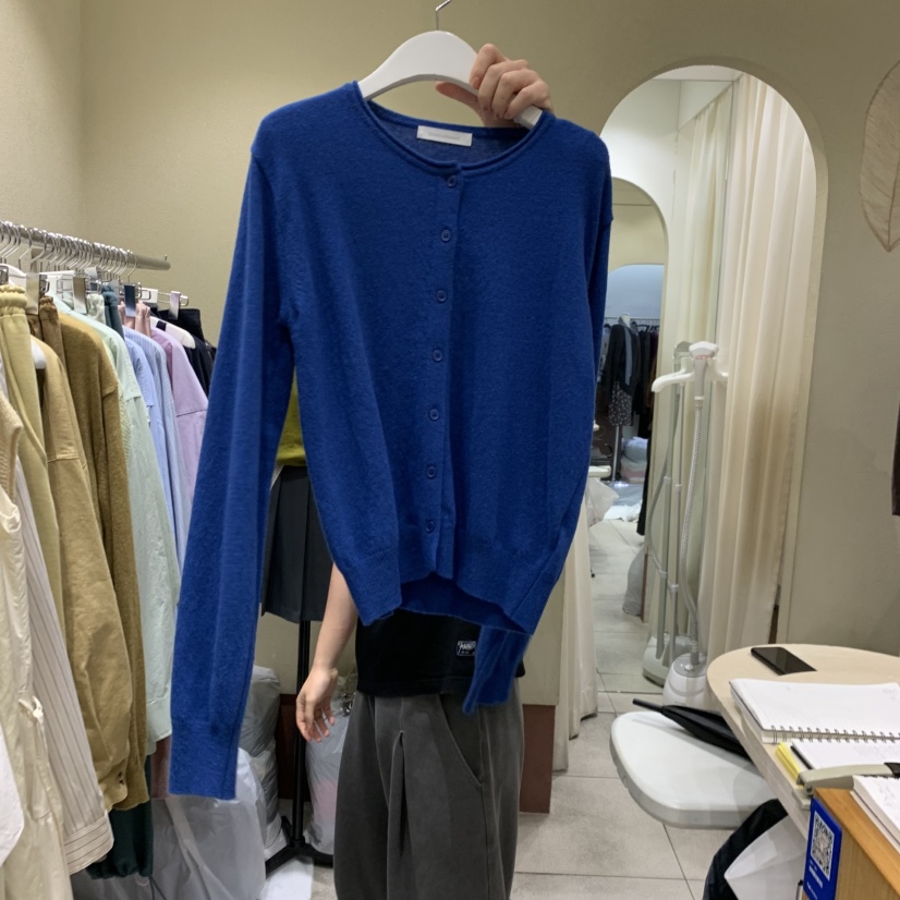 BROCCOLISALAD韓國直郵女士新品真品人氣推薦熱賣休閑開衫BROCCOLISALAD開衫圖色3