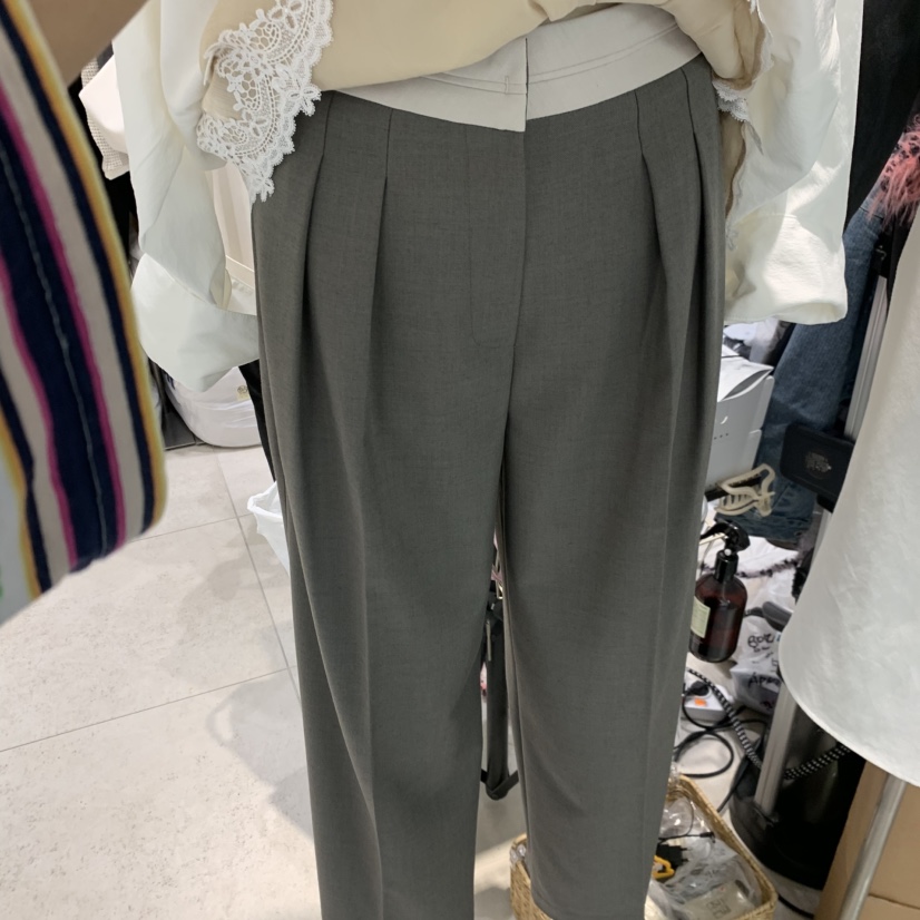 BRONZE東大門實拍女裝新品推薦人氣真品時尚熱賣休閑褲撞色BRONZE休閑褲圖色1