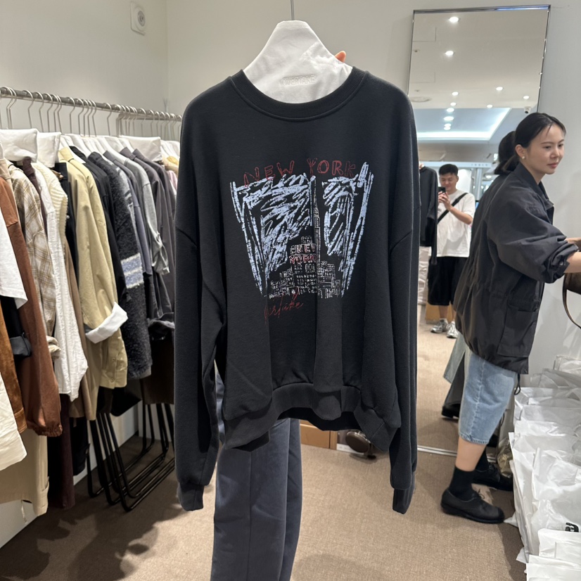 OVERTAKE韓國代購女士新款休閑真品時尚熱賣推薦人氣衛衣OVERTAKE衛衣圖色3
