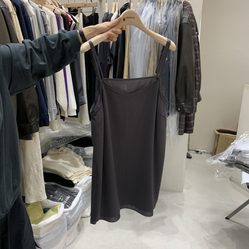FRE東大門實拍女士新品真品時尚人氣熱賣連衣裙OPS假兩件FRE SEOUL連衣裙圖色2