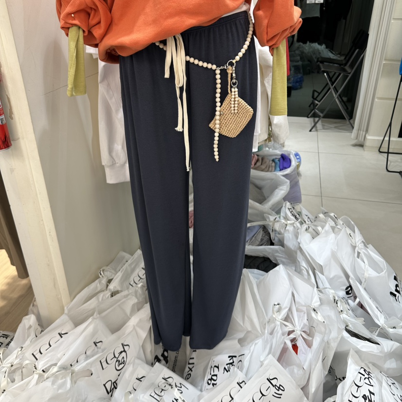 EGG IS韓國直郵女裝新品休閑人氣熱賣真品推薦時尚休閑褲EGG IS休閑褲圖色3