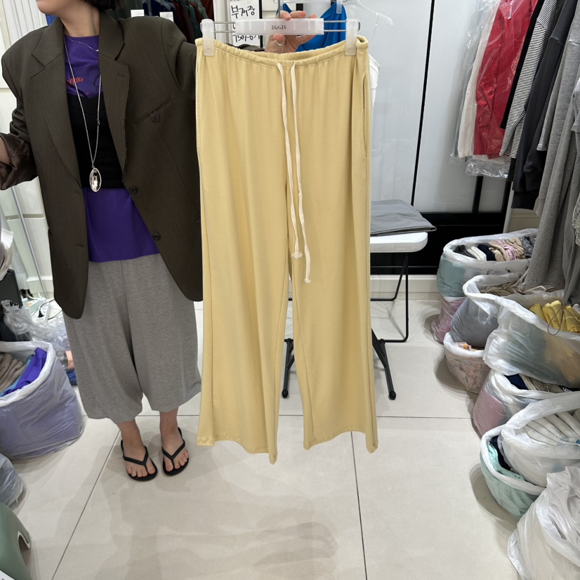 EGG IS韓國直郵女裝新品休閑人氣熱賣真品推薦時尚休閑褲EGG IS休閑褲圖色4