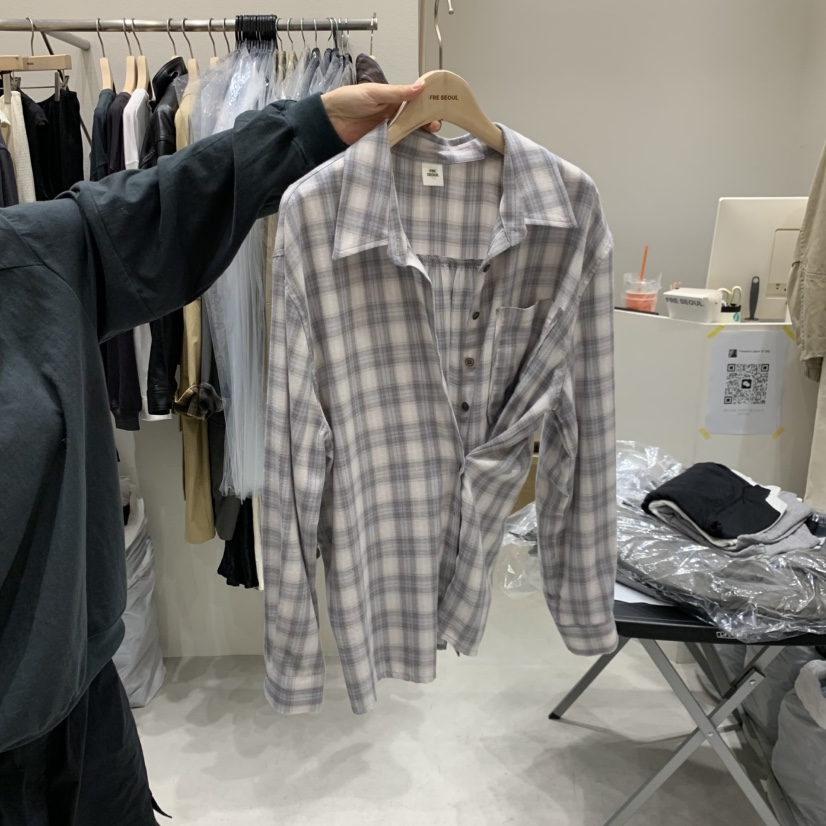 FRE東大門直郵女裝新品休閑真品人氣推薦熱賣時尚襯衫蕾絲衫FRE SEOUL襯衫/蕾絲衫圖色2