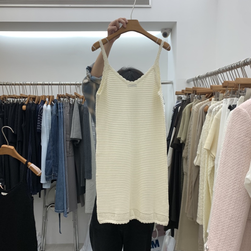 DRESS ROOM韓國直郵女裝新品人氣真品休閑連衣裙鉤針編織DRESS ROOM連衣裙