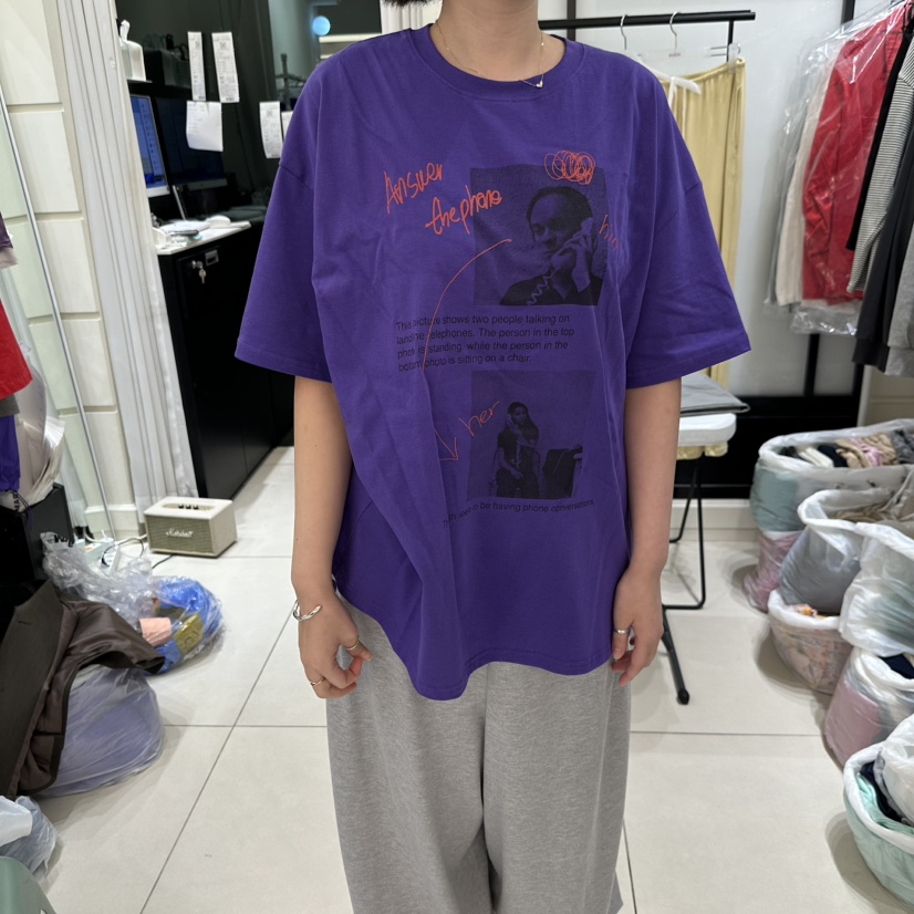 EGG IS韓國直郵女裝新品推薦休閑真品熱賣人氣時尚T恤EGG IST恤圖色2