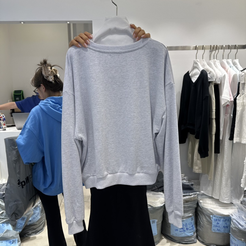 RICH SISTER東大門直郵女士新品休閑時尚推薦熱賣衛衣棉布RICH SISTER衛衣