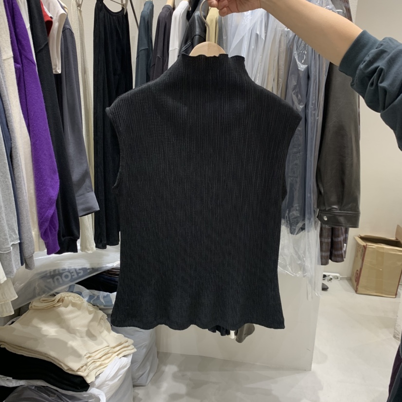 FRE東大門直郵女士新品真品推薦人氣休閑時尚吊帶背心褶裥FRE SEOUL吊帶/背心