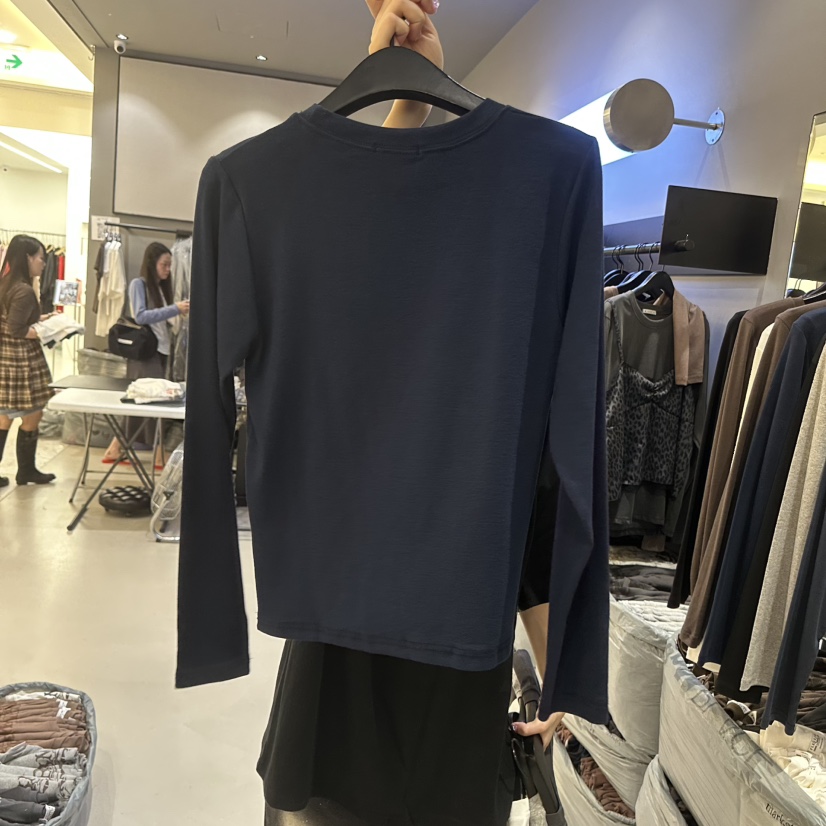 CREDITO東大門實拍女士新品人氣休閑推薦熱賣真品長袖T恤CREDITO長袖T恤