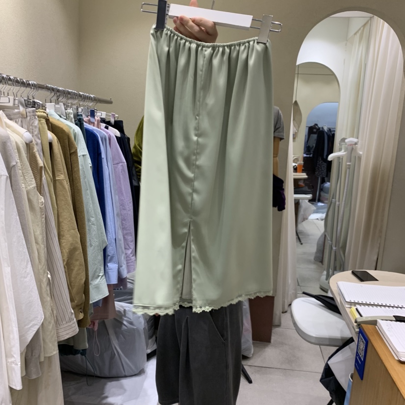 BROCCOLISALAD東大門直郵女士新款休閑真品推薦半身裙中短裙BROCCOLISALAD半身裙/中短裙
