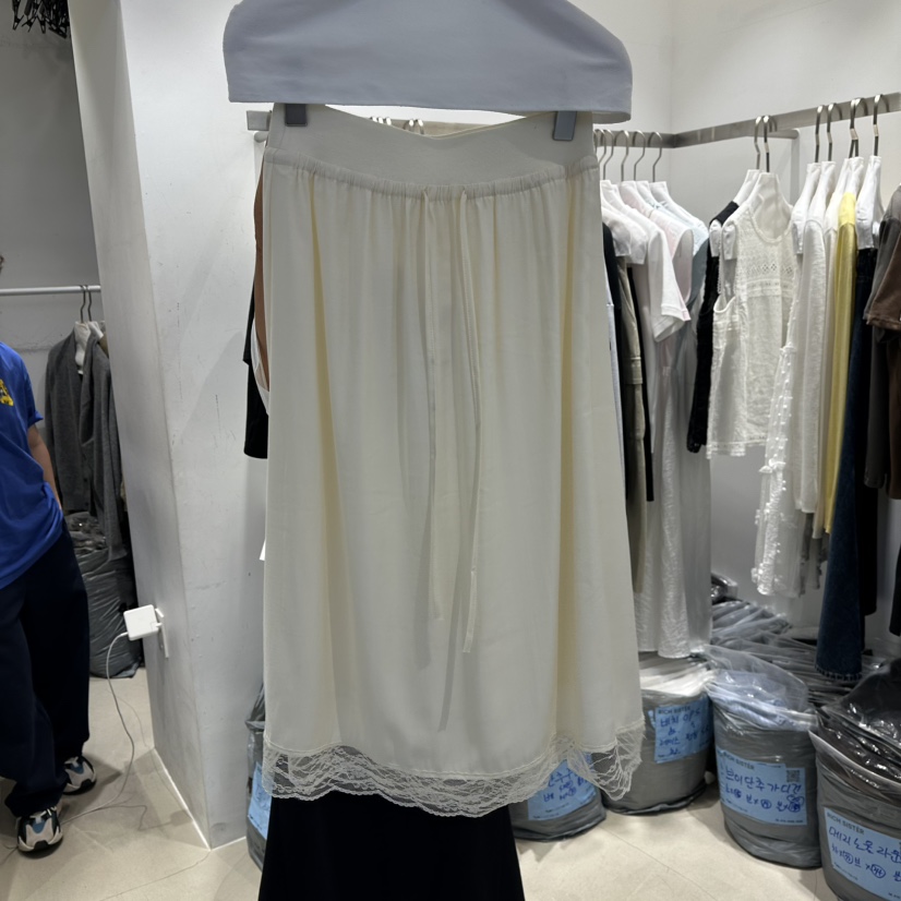 RICH SISTER韓國代購女裝新品推薦熱賣真品長裙蕾絲絲帶RICH SISTER長裙圖色1