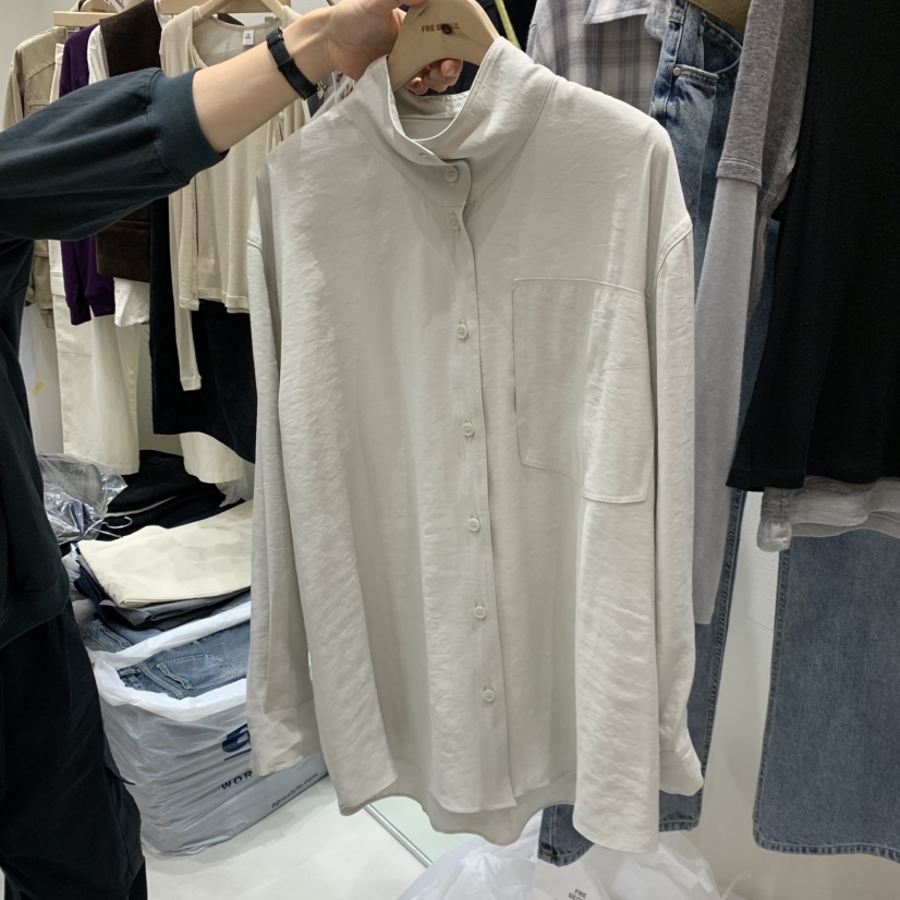 FRE東大門代購女士新款真品人氣推薦休閑熱賣時尚襯衫蕾絲衫FRE SEOUL襯衫/蕾絲衫圖色2