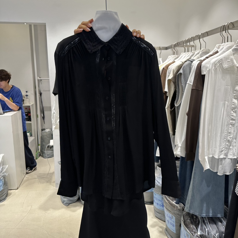 RICH SISTER東大門代購女士新品熱賣真品休閑襯衫蕾絲衫RICH SISTER襯衫/蕾絲衫圖色2