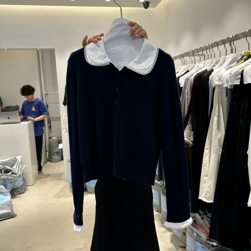 RICH SISTER東大門實拍女裝新品時尚熱賣襯衫蕾絲衫蕾絲RICH SISTER襯衫/蕾絲衫圖色2