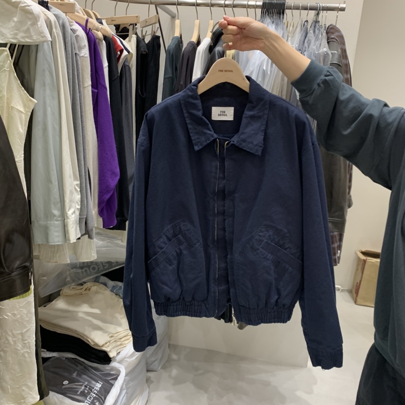 FRE東大門直郵女士新品真品推薦休閑人氣熱賣時尚夾克FRE SEOUL夾克圖色2深藍色