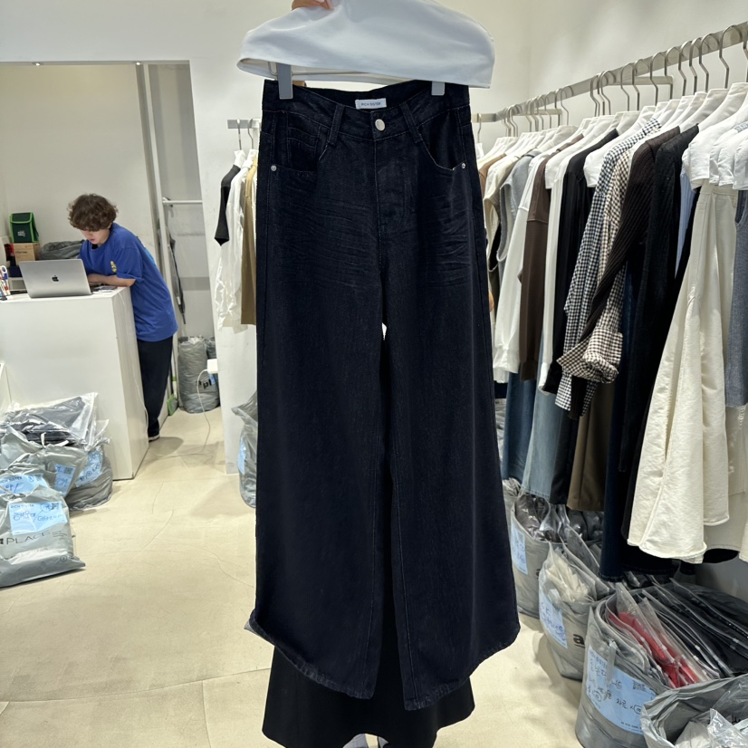 RICH SISTER東大門直郵女裝新品休閑時尚推薦真品牛仔褲RICH SISTER牛仔褲圖色1
