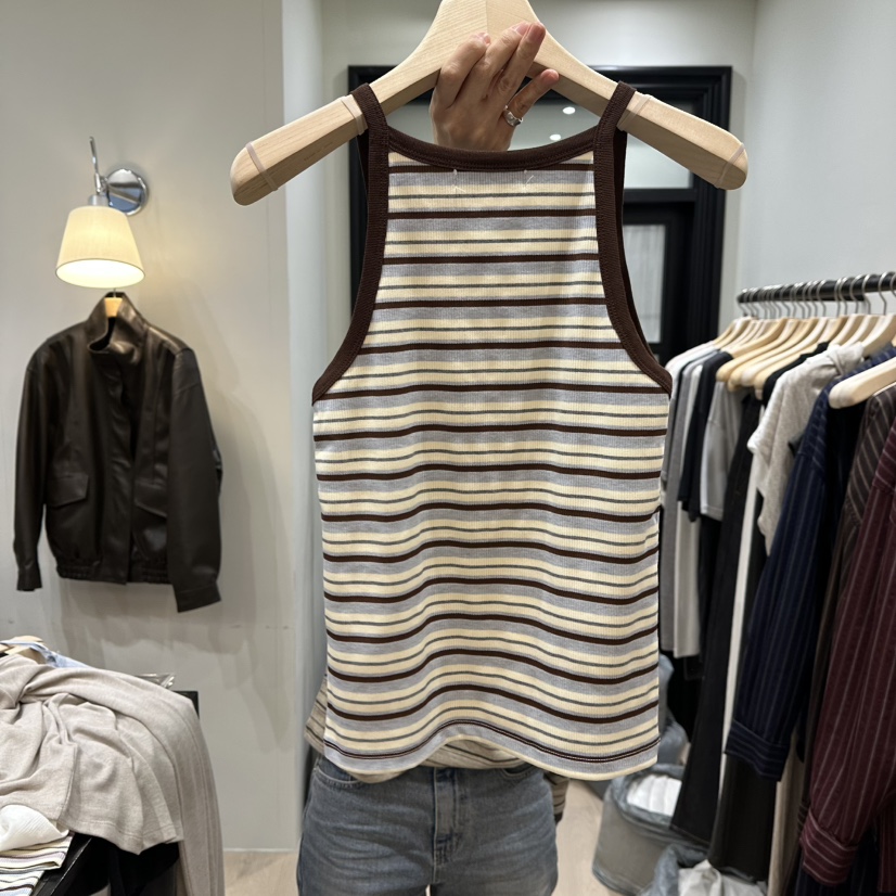NOTTINGHAM/AVECNOUS/MODEST東大門實拍女裝新款休閑吊帶背心無袖NOTTINGHAM/AVECNOUS/MODEST吊帶/背心
