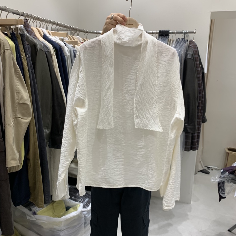 FRE東大門直郵女士新品休閑真品人氣熱賣時尚推薦襯衫蕾絲衫FRE SEOUL襯衫/蕾絲衫圖色1