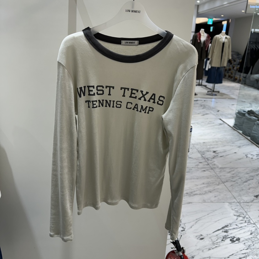 LOW MOMENT東大門實拍女裝新品休閑時尚熱賣真品長袖T恤LOW MOMENT長袖T恤圖色2