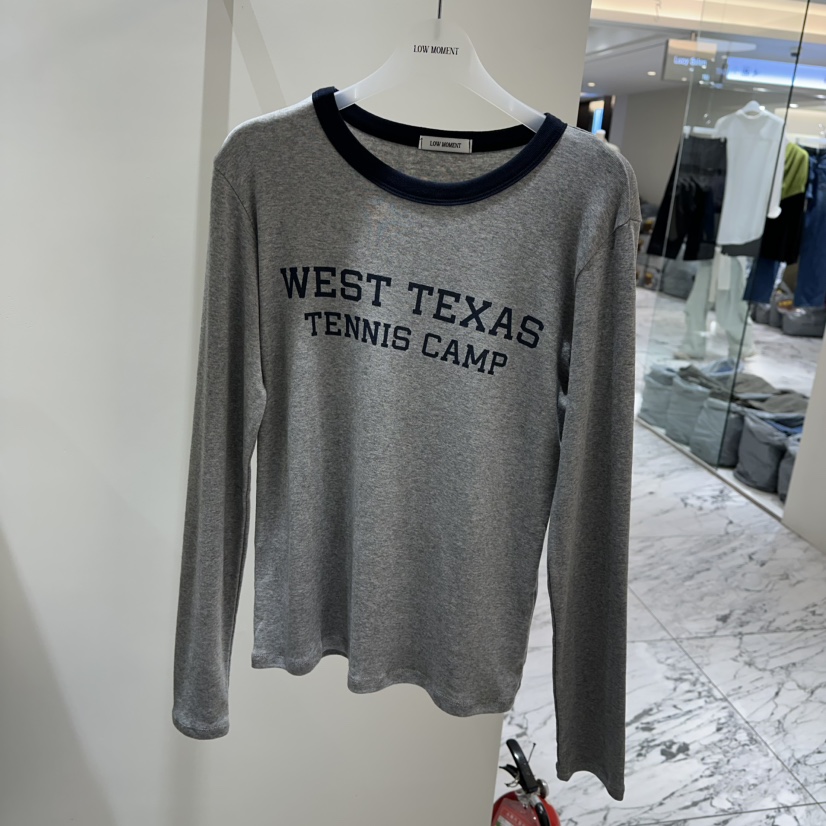LOW MOMENT東大門實拍女裝新品休閑時尚熱賣真品長袖T恤LOW MOMENT長袖T恤圖色3