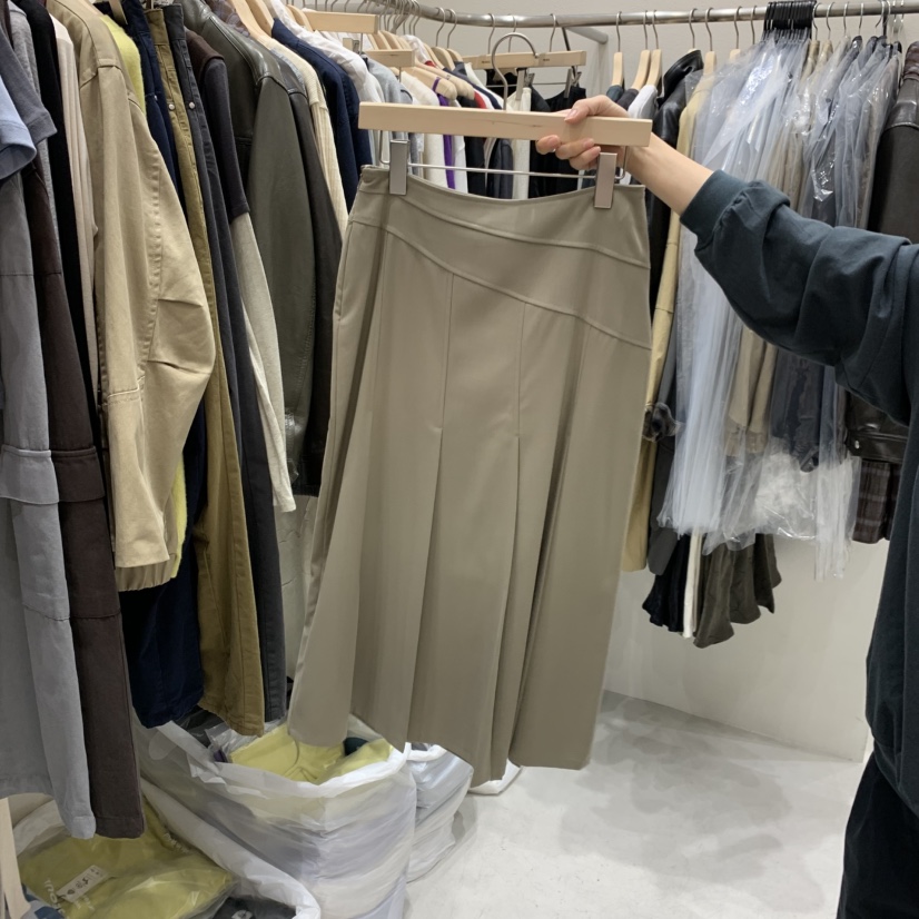 FRE東大門直郵女士新款熱賣推薦真品人氣半身裙中短裙褶裥FRE SEOUL半身裙/中短裙