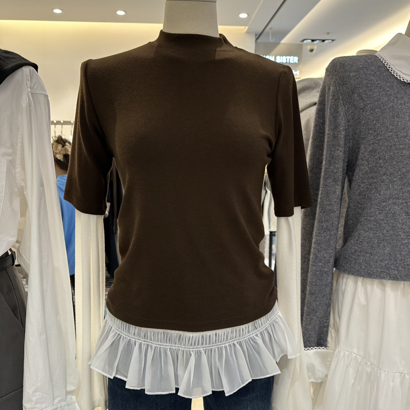 RICH SISTER東大門實拍女裝新品真品休閑推薦人氣T恤天絲RICH SISTERT恤圖色3