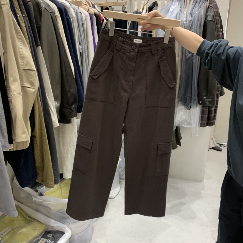 FRE東大門直郵女裝新品人氣時尚真品休閑推薦熱賣休閑褲FRE SEOUL休閑褲圖色2