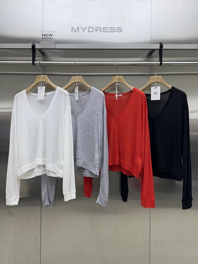 MYDRESS韓國代購女士新品熱賣人氣真品時尚推薦休閑長袖T恤MYDRESS長袖T恤