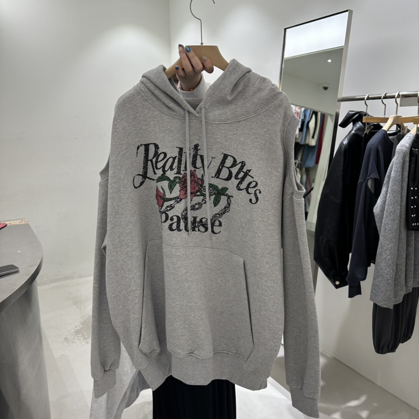 REPELLER東大門直郵女士新品人氣推薦熱賣衛衣連帽衫開衩REPELLER衛衣圖色2