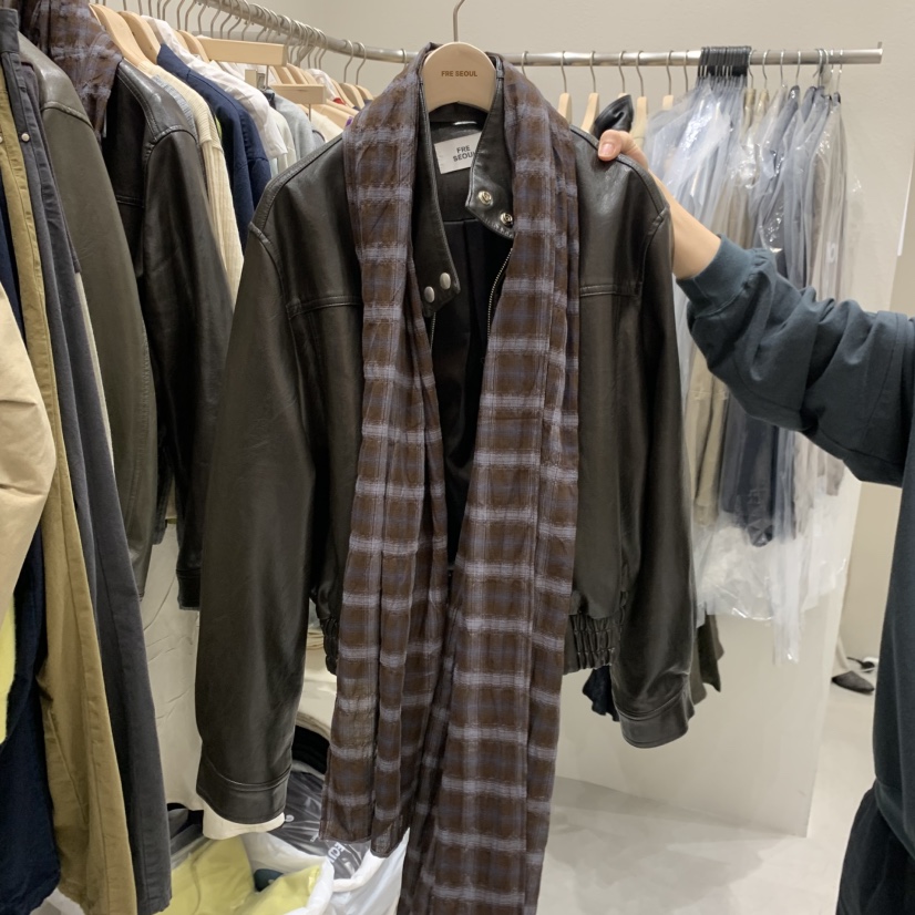 FRE東大門實拍女士新品推薦時尚休閑熱賣人氣圍巾披肩圍巾FRE SEOUL圍巾/披肩圖色2
