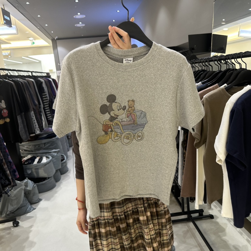 CREDITO韓國直郵女士新品時尚真品熱賣人氣休閑推薦T恤CREDITOT恤圖色2