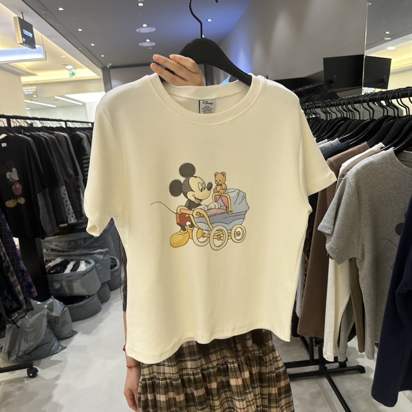 CREDITO韓國直郵女士新品時尚真品熱賣人氣休閑推薦T恤CREDITOT恤圖色3