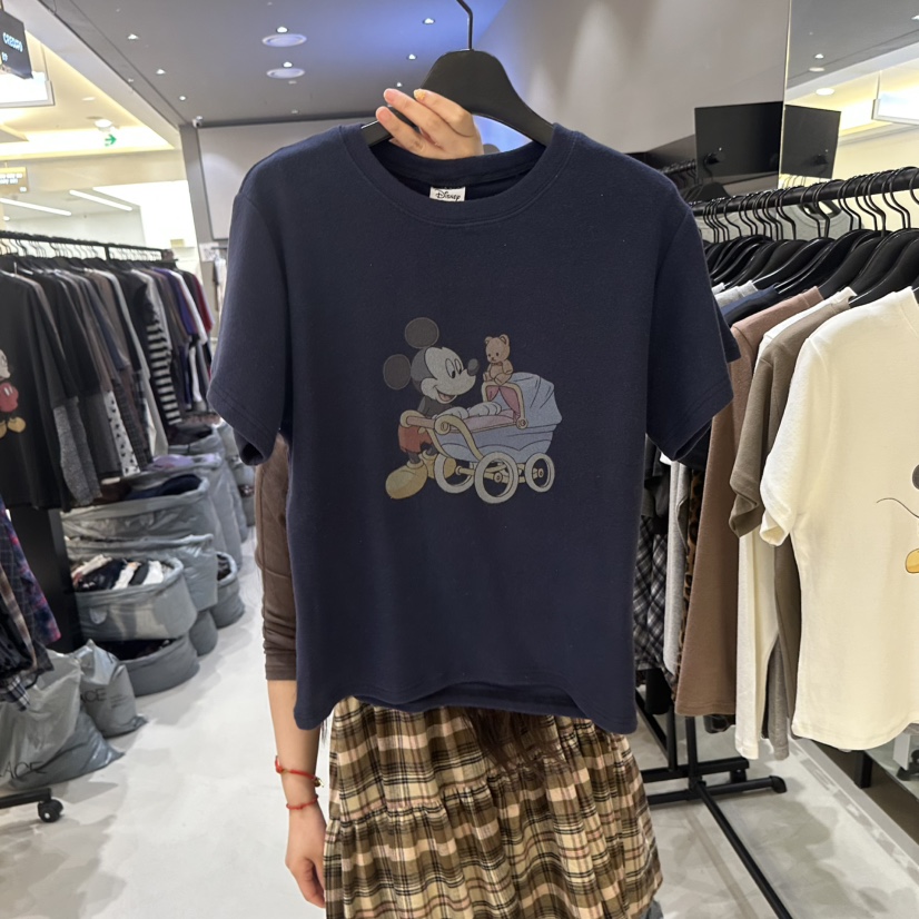 CREDITO韓國直郵女士新品時尚真品熱賣人氣休閑推薦T恤CREDITOT恤圖色4