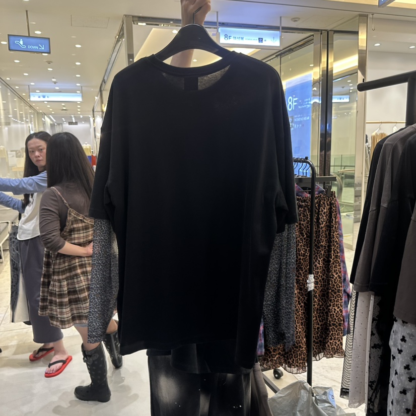 CREDITO韓國直郵女裝新品真品推薦熱賣人氣時尚長袖T恤口袋CREDITO長袖T恤