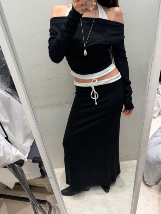 mars東大門實拍女士新品熱賣時尚推薦人氣真品休閑長裙mars長裙