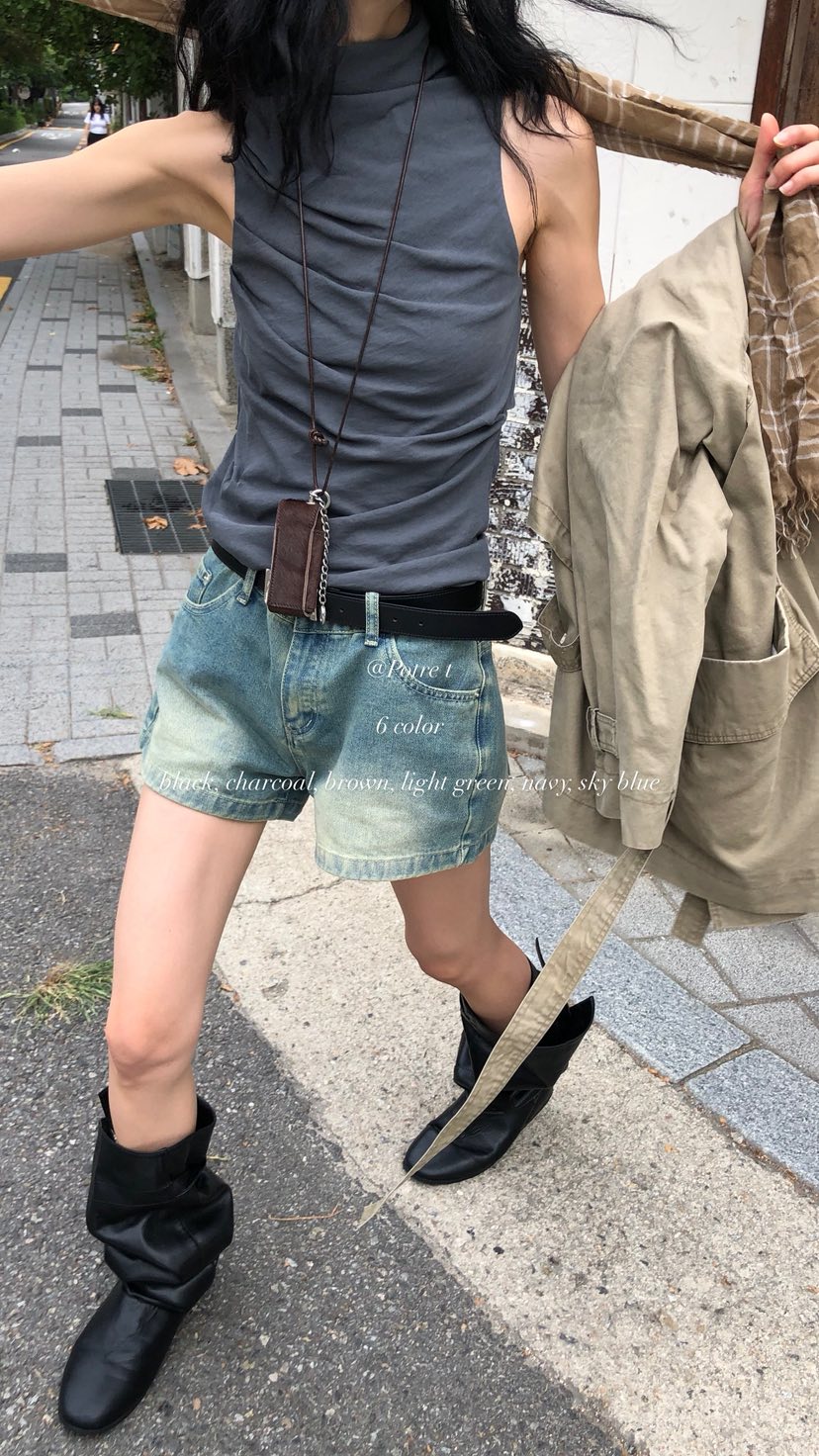 OVER RICH東大門代購女士新品熱賣職業推薦時尚吊帶背心OVER RICH吊帶/背心