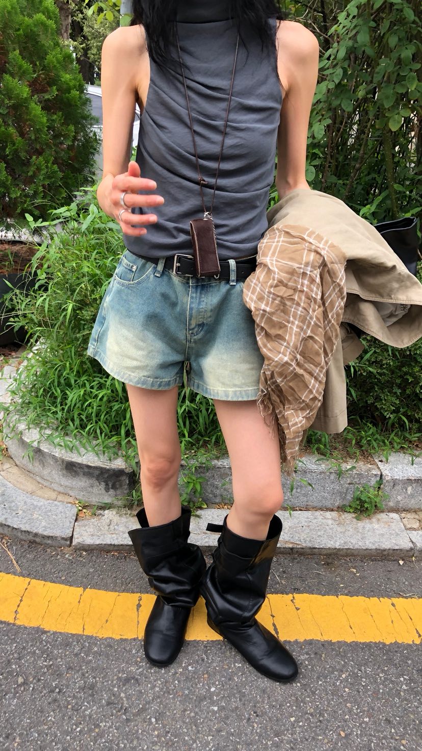 OVER RICH東大門代購女士新品熱賣職業推薦時尚吊帶背心OVER RICH吊帶/背心