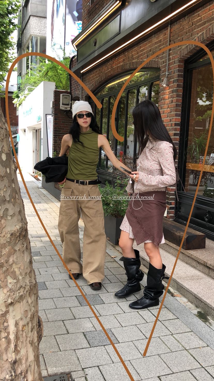 OVER RICH東大門代購女士新品熱賣職業推薦時尚吊帶背心OVER RICH吊帶/背心