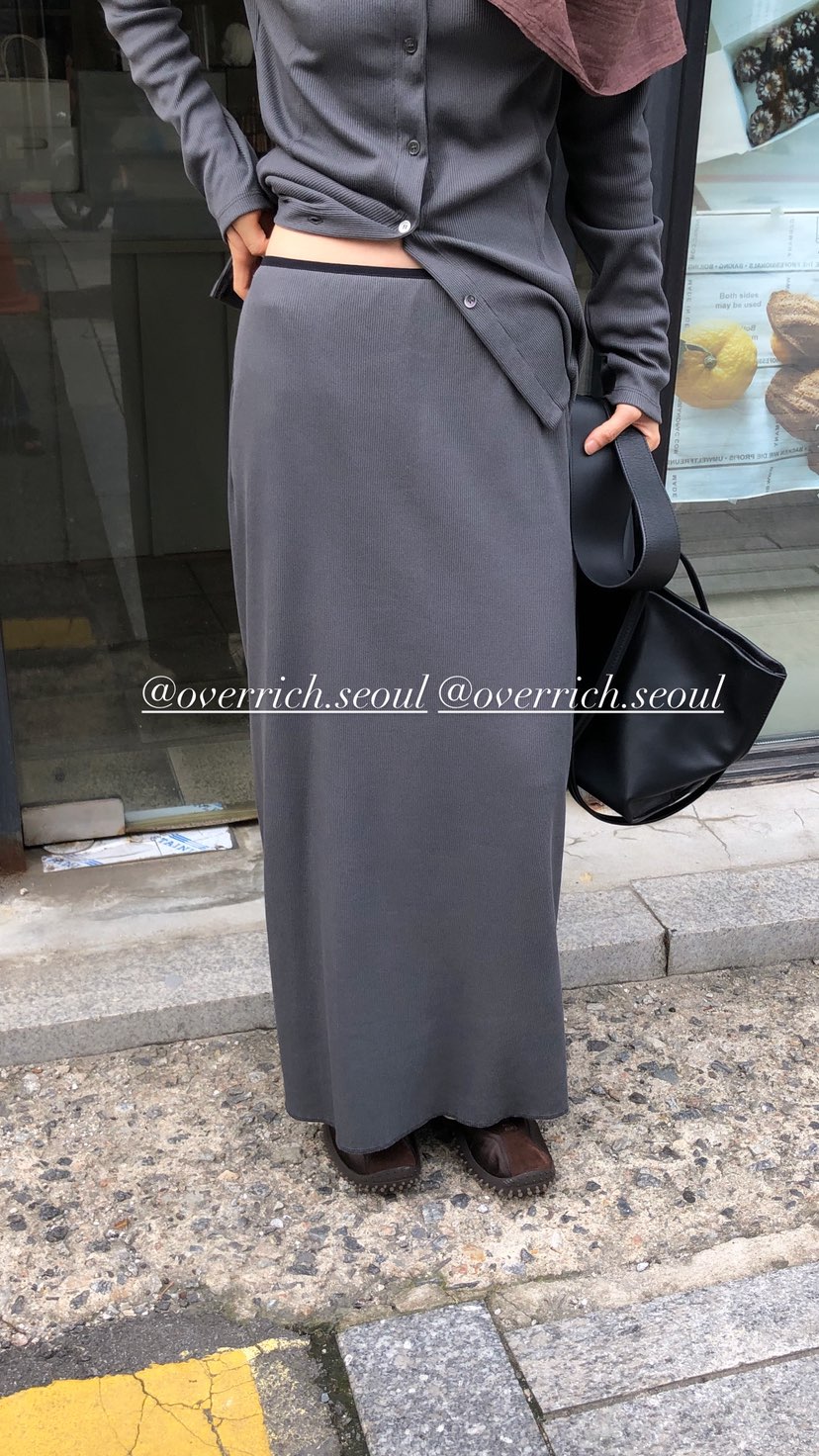 OVER RICH韓國代購女士新款推薦時尚人氣熱賣休閑真品長裙OVER RICH長裙