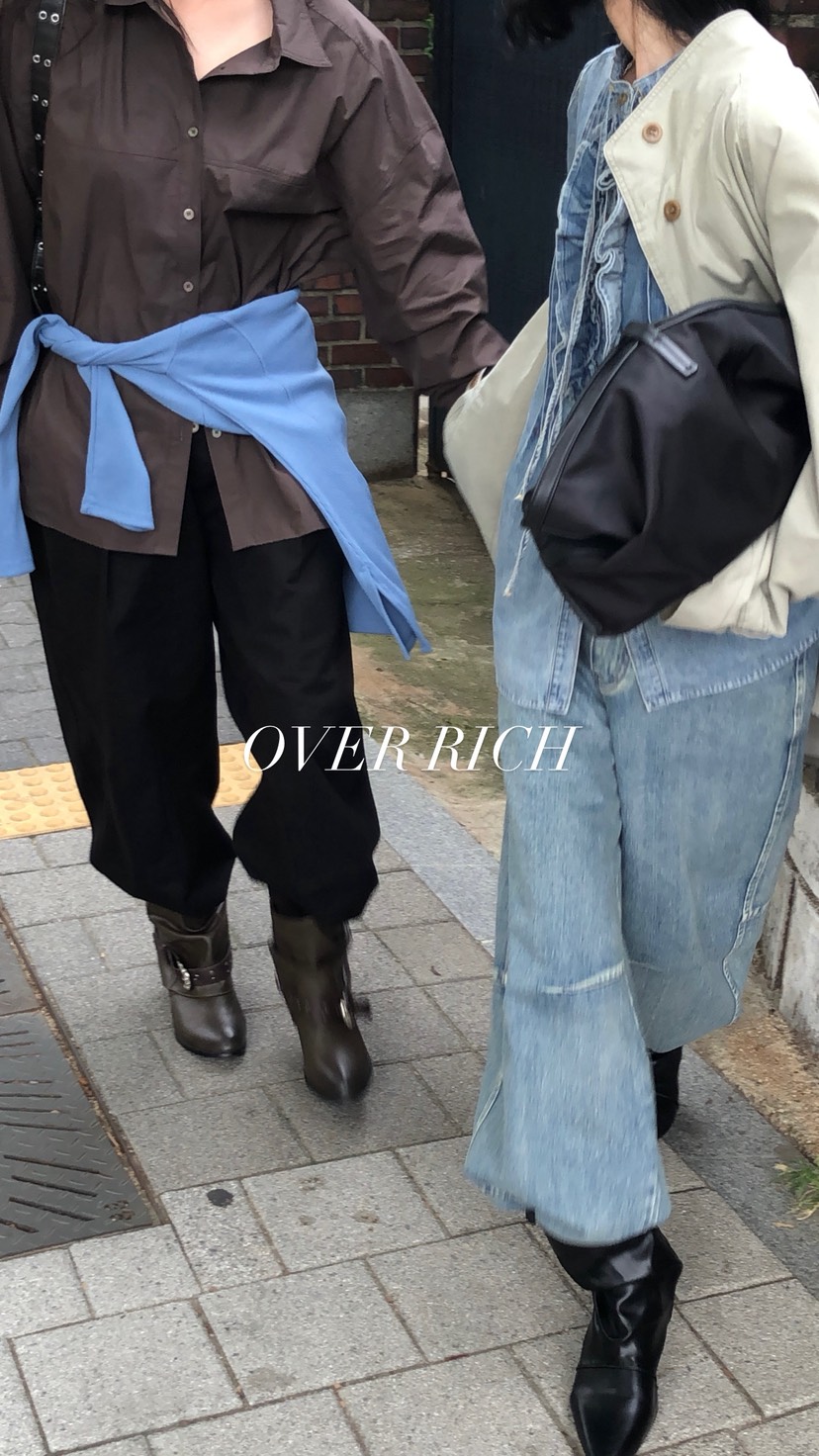 OVER RICH東大門代購女士新品職業推薦熱賣時尚襯衫蕾絲衫OVER RICH襯衫/蕾絲衫