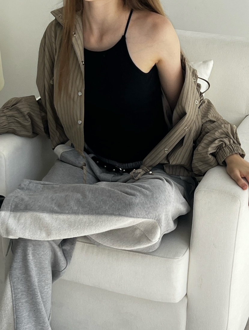 ZEROZERO東大門實拍女士新款真品推薦時尚熱賣休閑褲腰帶ZEROZERO休閑褲