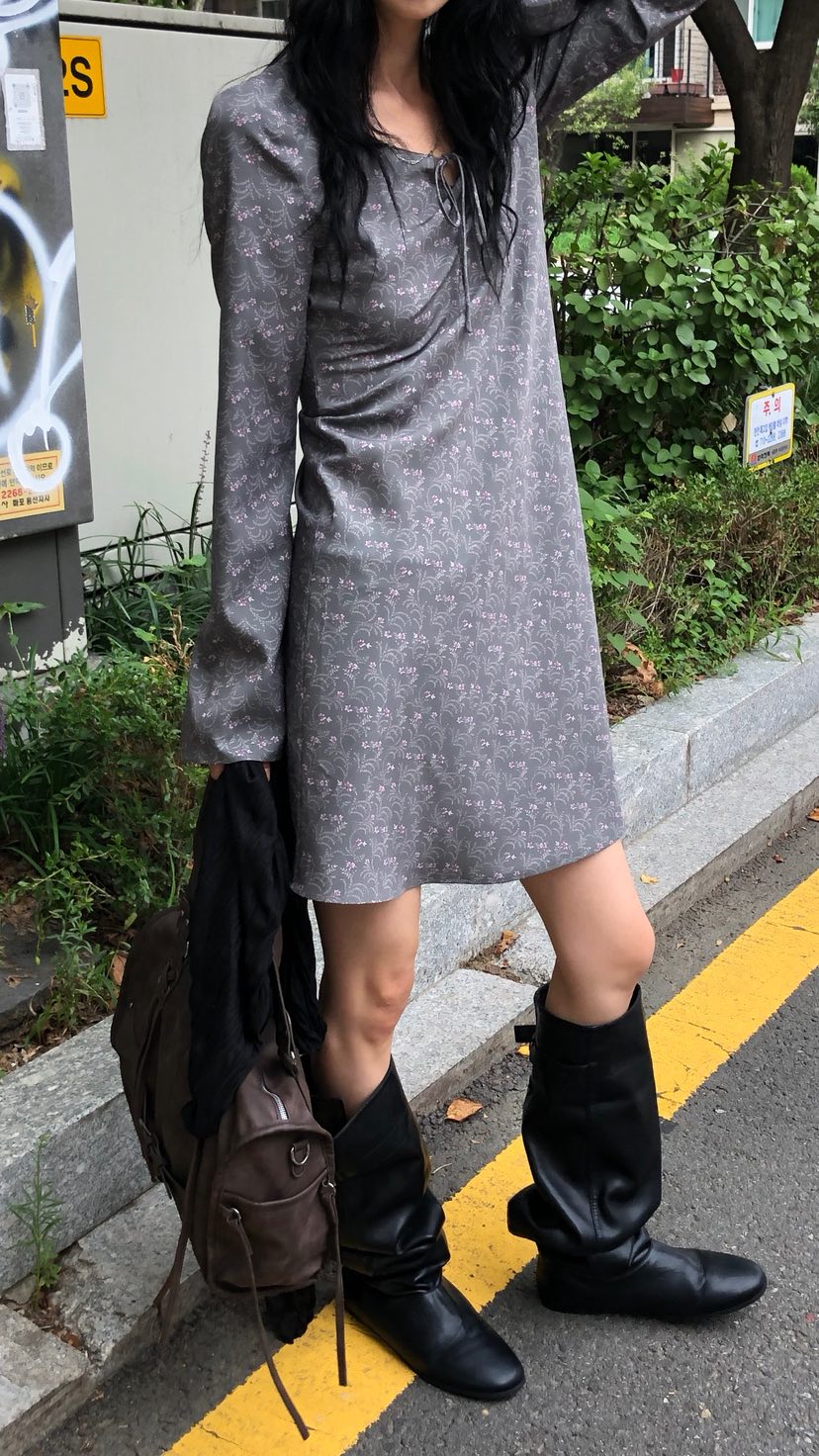 OVER RICH韓國直郵女裝新品職業時尚真品休閑熱賣連衣裙OPSOVER RICH連衣裙