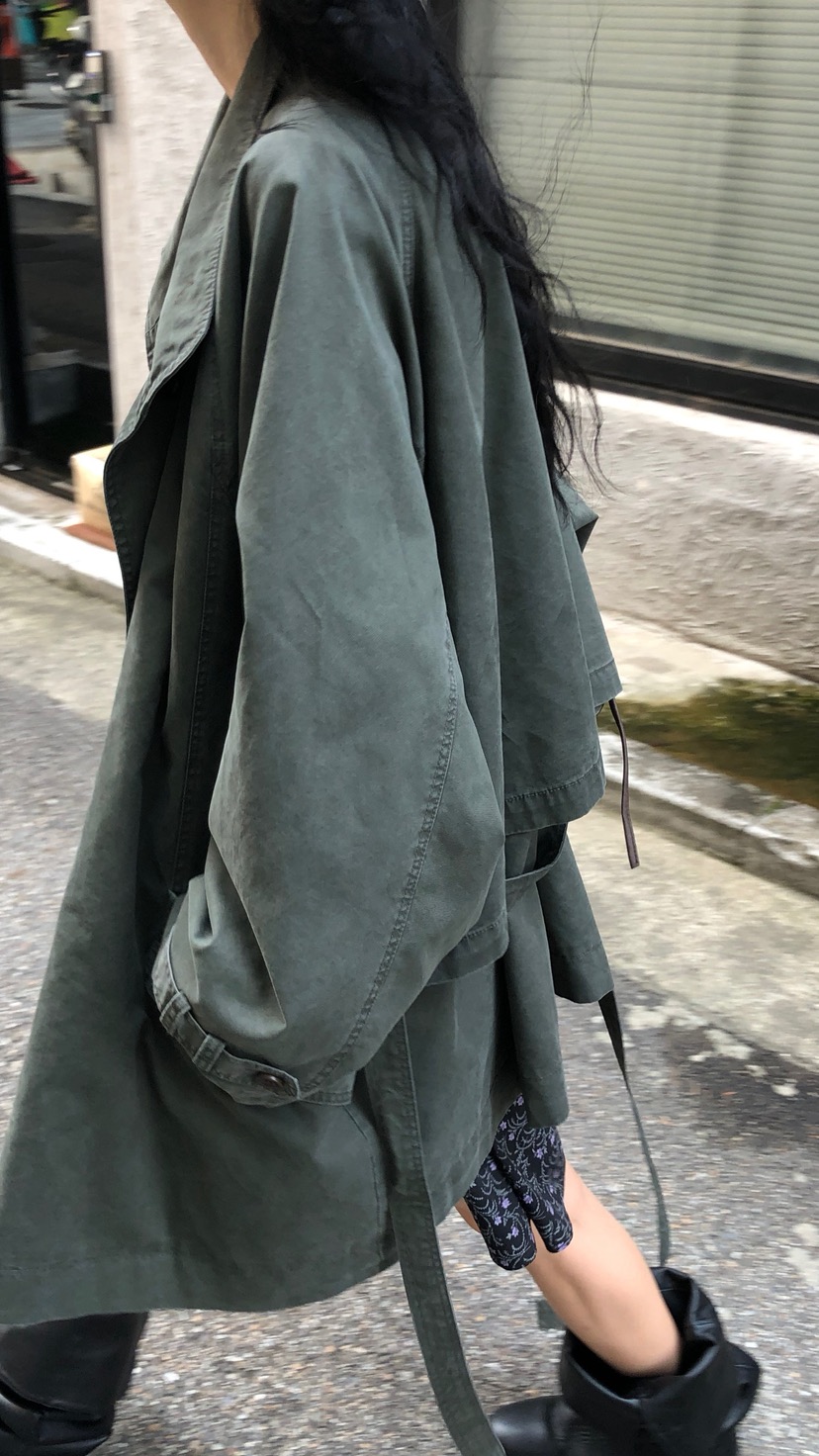 OVER RICH東大門代購女士新款時尚熱賣推薦人氣夾克含腰帶OVER RICH夾克