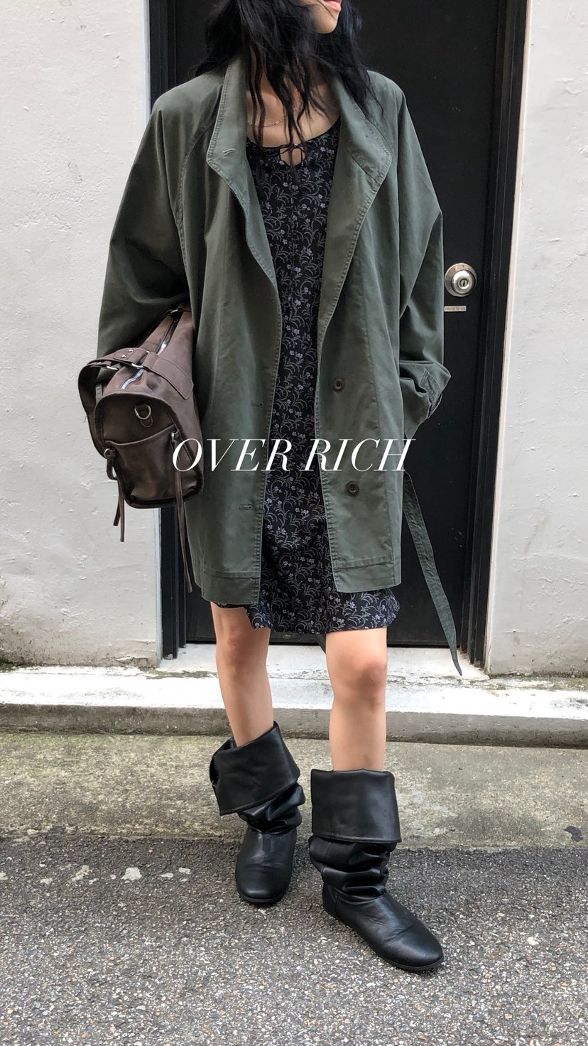 OVER RICH東大門代購女士新款時尚熱賣推薦人氣夾克含腰帶OVER RICH夾克