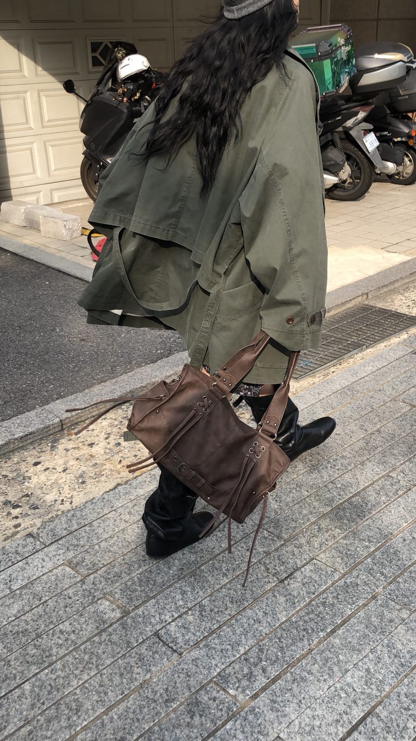 OVER RICH東大門代購女士新款時尚熱賣推薦人氣夾克含腰帶OVER RICH夾克