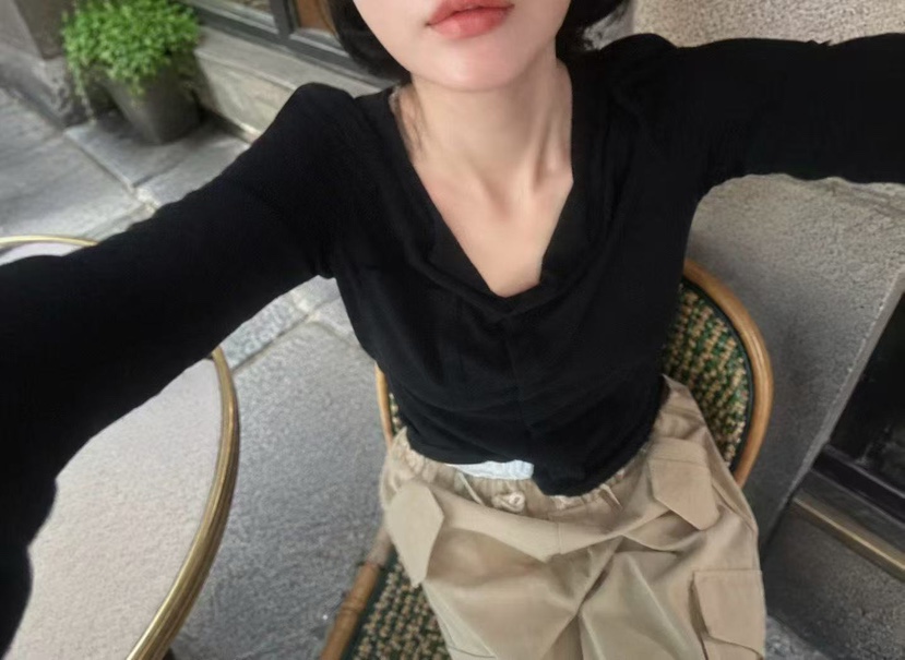 BUTTER-P韓國代購女裝新品熱賣人氣時尚休閑職業長袖T恤BUTTER-P長袖T恤