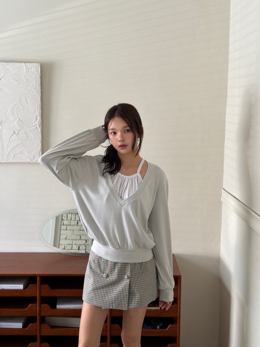 MARKE-P東大門直郵女士新品真品人氣推薦休閑衛衣深V露背MARKE-P衛衣