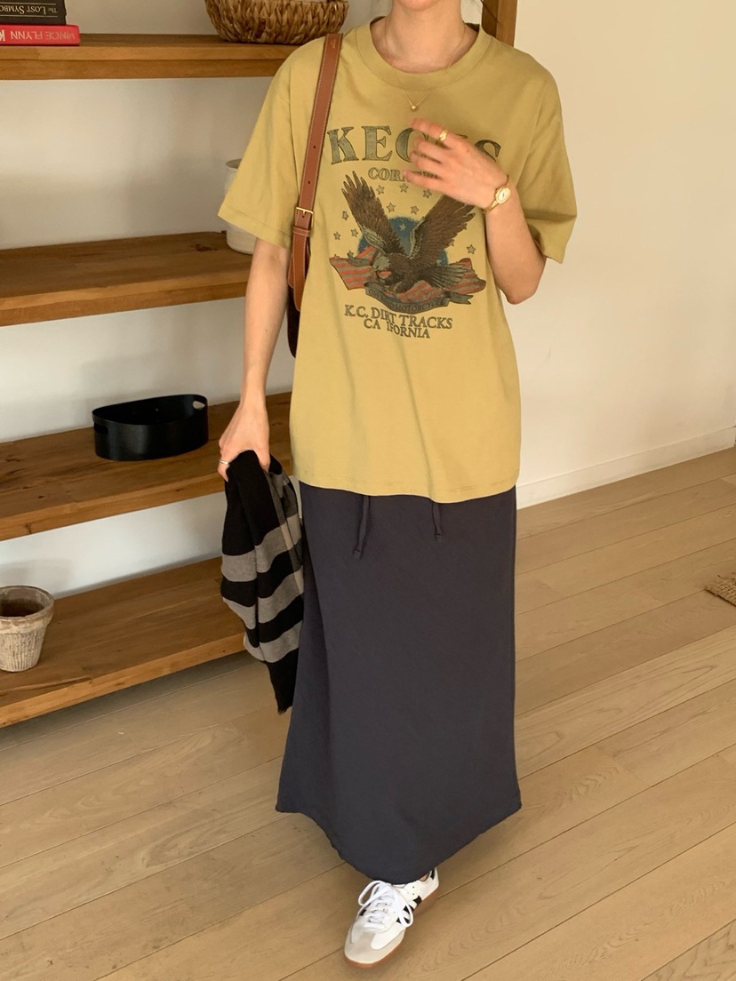 COBALT BLUE韓國代購女士新款休閑時尚熱賣真品人氣推薦T恤COBALT BLUET恤圖色2